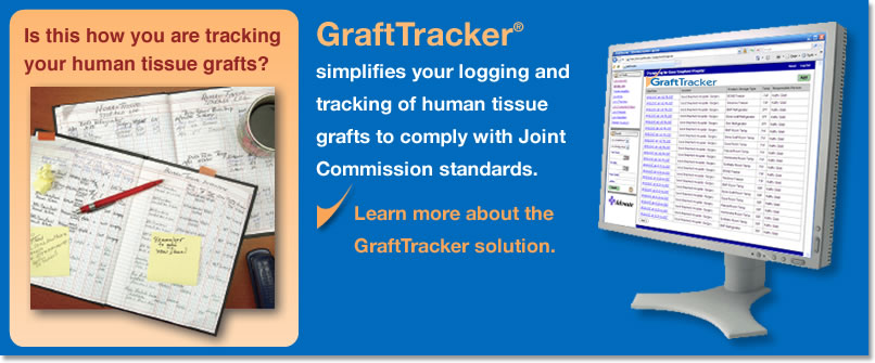 Tissue Tracking Software for Joint Commission Requirements